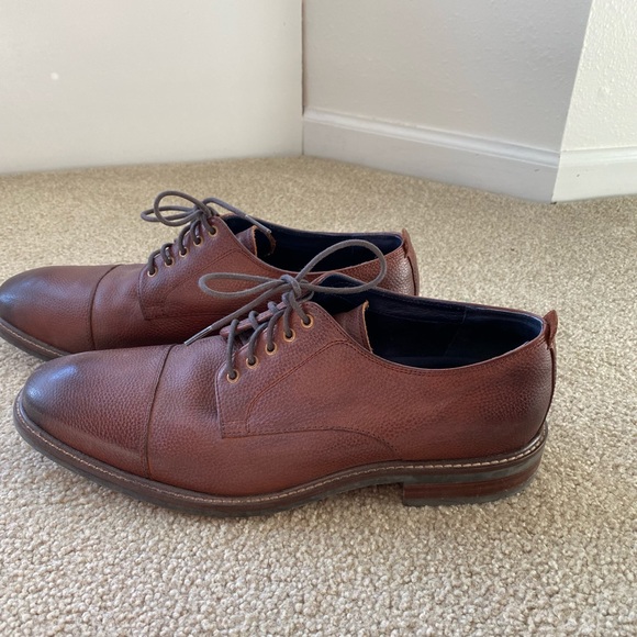 Cole Haan Grand.OS Tan Dress Shoes - Size 12 - Picture 2 of 6